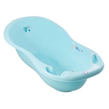   Tega Baby 102 cm leereszthetős babakád DOG & CAT light blue