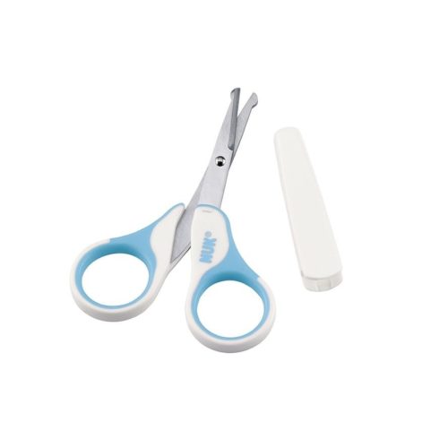 NUK biztonsági bébiolló - kék