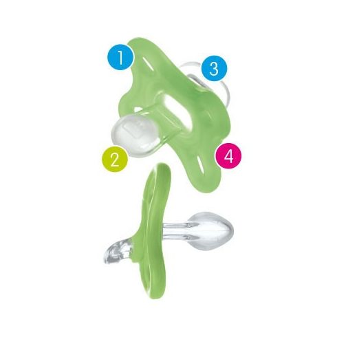 MAM Comfort szilikoncumi 0+ kék