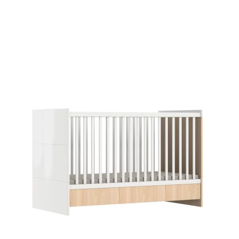 Faktum Alda Classic átalakítható 140-es babaágy - Coimbra / magasfényű fehér 