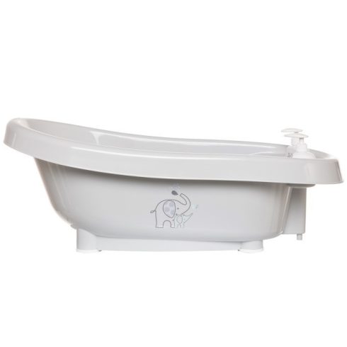 Bébé-Jou thermo babakád + Bébé-Jou kádállvány - Ollie szürke elefánt 
