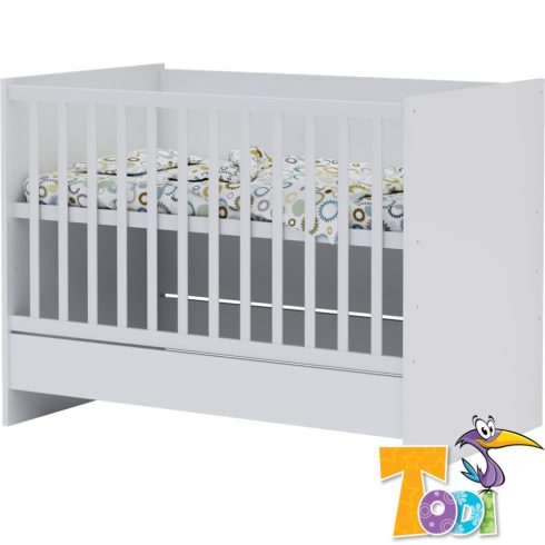 Todi White Bunny babaszoba  - erezett fehér /magasfényű fehér