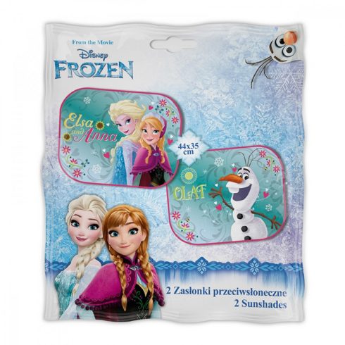 Disney autós napellenző  2db-os - Jégvarázs, Elsa&Anna&Olaf