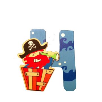 Fa betű H - kék kalóz