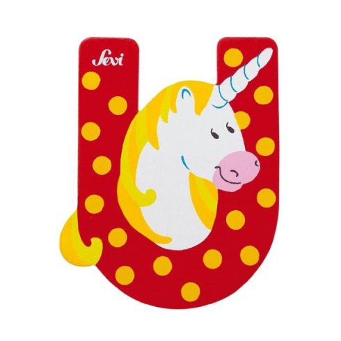 Sevi Fa betű állatos - U piros 
