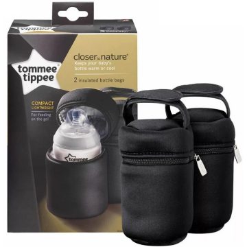   Tommee Tippee Closer To Nature hőtartó cumisüveg tároló - 2db