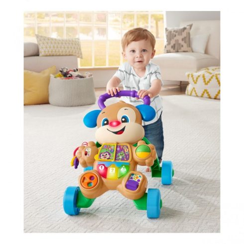 Fisher-Price tanuló kutyusos járássegítő négy nyelven beszél