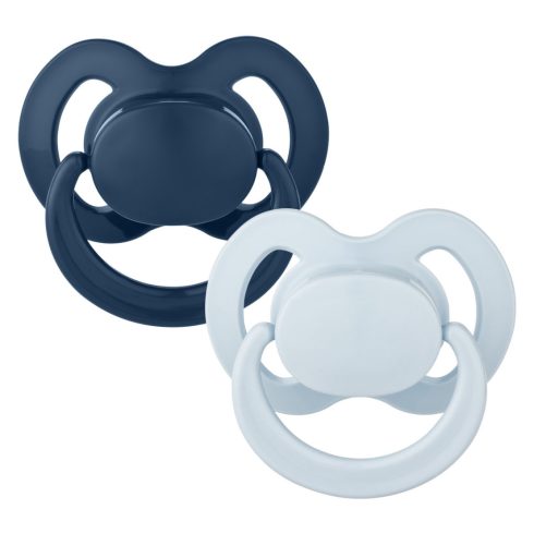 Baby-Nova szilikon fogszabályzós cumi 0 - 6 hó 2db/csom - s.kék/kék