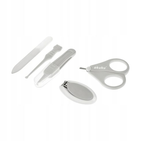 Akuku baba manikűrkészlet -  Apple szürke