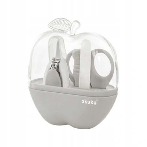 Akuku baba manikűrkészlet -  Apple szürke