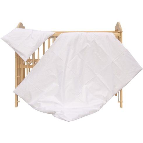 Baby Shop 2 részes babaágynemű 90x120 cm - fehér 