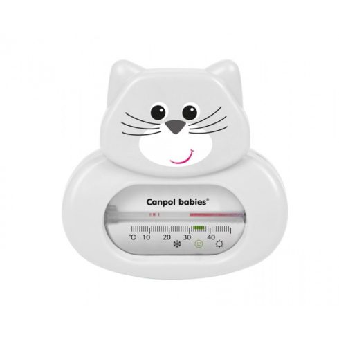  Canpol fürdővíz hőmérő - szürke cica