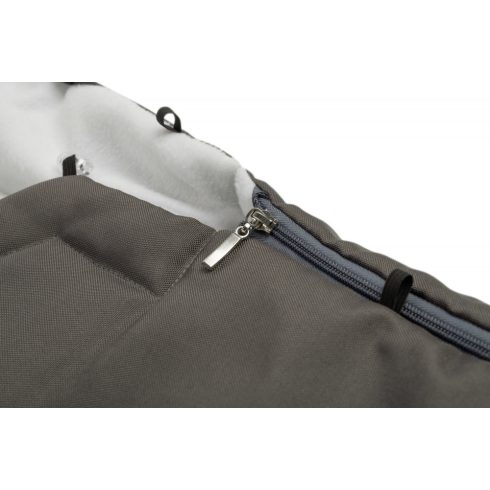 Polár bundazsák babakocsiba - cappuccino