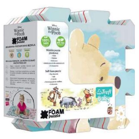 Trefl szivacs puzzle - Micimackó és a legjobb barátai