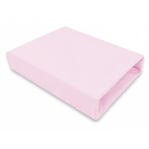 Baby Shop pamut,gumis lepedő 60*120 - 70*120 cm-es matracra használható - rózsaszín
