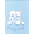 Trimex pamut babapléd - kék macikák