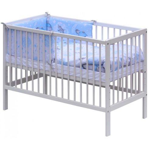 Baby Shop 5 részes babaágynemű - kék elefántok