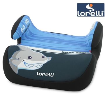   Lorelli Topo Comfort autós ülésmagasító 15-36kg - Shark light-dark blue
