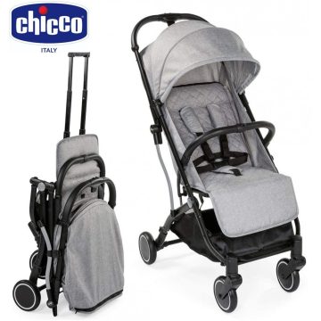 Chicco TROLLEYme babakocsi automata zárral  0h + Light Grey