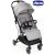 Chicco TROLLEYme babakocsi automata zárral  0h + Light Grey