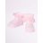 Yo! Baby pamut zokni csipkés 0-3 hó - rózsaszín 