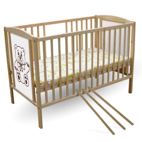 Bajka 60*120 cm kiságy - Integető maci