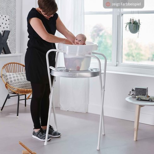 Fürdető vödör  +  Bébé-Jou kádállvány - átlátszó