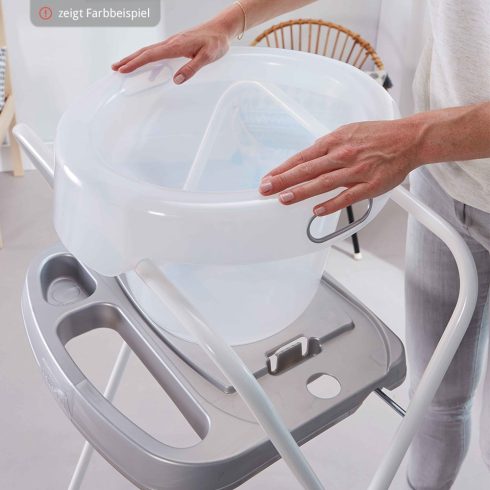 Fürdető vödör  +  Bébé-Jou kádállvány - átlátszó