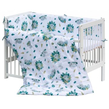 Baby Shop 5 részes babaágynemű - zöld koala maci 