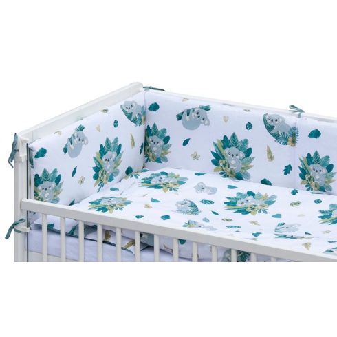 Baby Shop 5 részes babaágynemű - zöld koala maci 