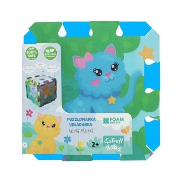 Trefl szivacs puzzle - Csintalan cicák