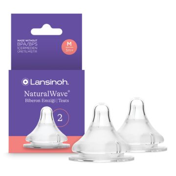 Lansinoh közepes folyású etetőcumi 2 db