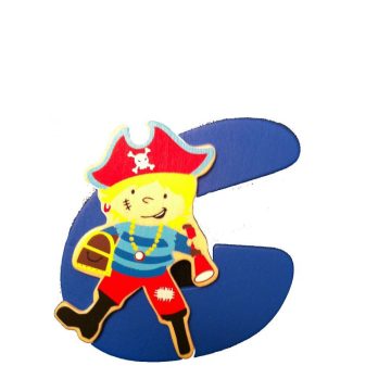 Fa betű G - kék kalóz