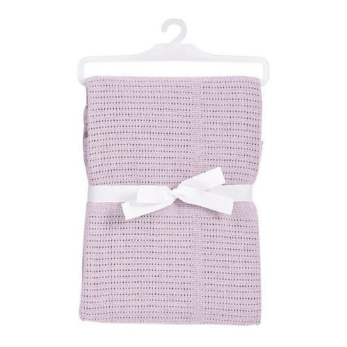 BabyDan Horgolt pamut takaró - lila