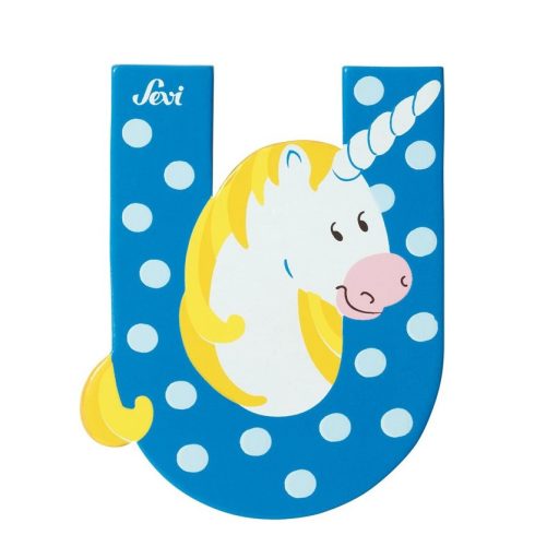 Sevi Fa betű állatos - U kék