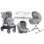 Inglesina Aptica Quattro 4in1 babakocsi szett I-Size Darwin hordozóval - Silk Grey