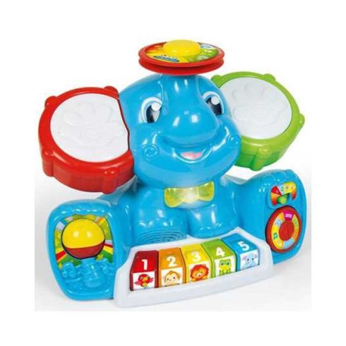 Clementoni Alberto a zenélő elefánt játékszett 10-36 hó