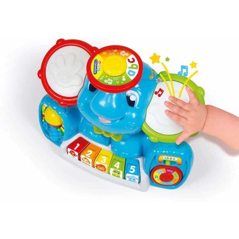 Clementoni Alberto a zenélő elefánt játékszett 10-36 hó