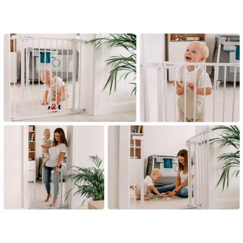 Lionelo Truus Slim biztonsági rács 75-105 cm - fehér