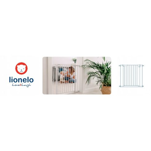 Lionelo Truus Slim biztonsági rács 75-105 cm - fehér