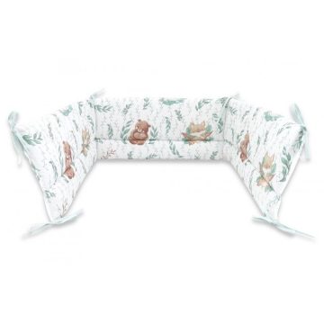 Baby Shop fejvédő kiságyba - Lulu natural menta