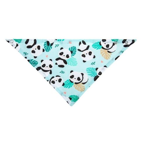 Akuku háromszög alakú előke 1db -  Panda