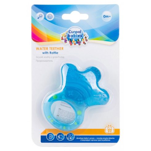 Canpol csörgő hűtőrágókával 56/136 - kék