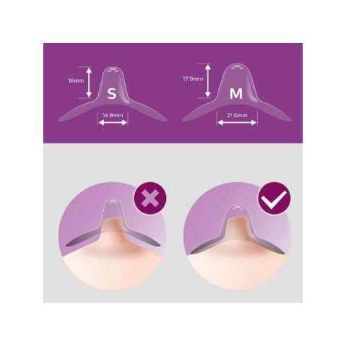 Avent szilikon mellbimbóvédő, kicsi (S)15 mm