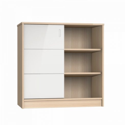 Faktum Alda Classic komód - Coimbra / magasfényű  fehér 