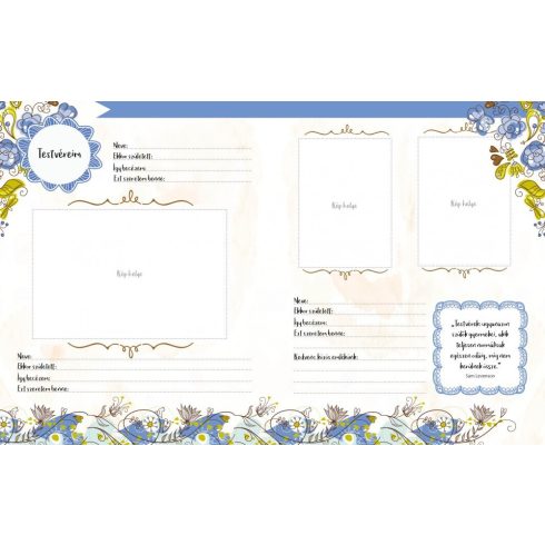 Családom története - családfa és emlékkönyv kicsiknek és nagyoknak