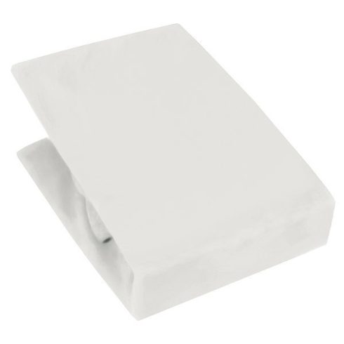 Baby Shop pamut,gumis lepedő 60*120 - 70*120 cm-es matracra használható - fehér