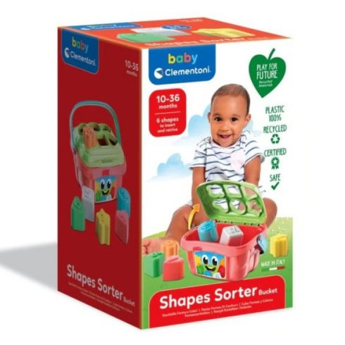 Clementoni - színes formaválogató kosár