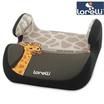   Lorelli Topo Comfort autós ülésmagasító 15-36kg - Giraffe light-dark beige