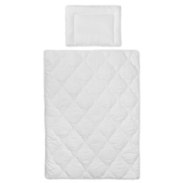   Vaganza vékony steppelt 2 részes babaágynemű 100x135 cm - fehér 